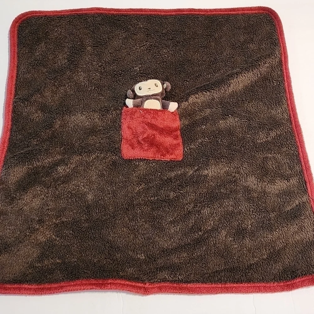 Gymboree Mischievous Monkey   brown lovey security blanket puppet